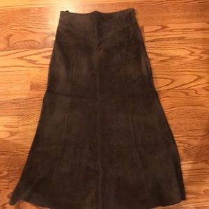 June suede like skirt